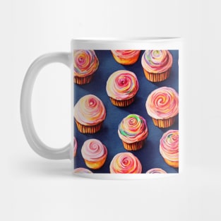 Watercolor cupcake pattern Mug